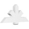 Ekena Millwork Redmond Architectural Grade PVC Gable Bracket, 48"W x 22"H x 4"D x 6"F, 11/12 Pitch GBP048X22X0406RED00 - alternate 1